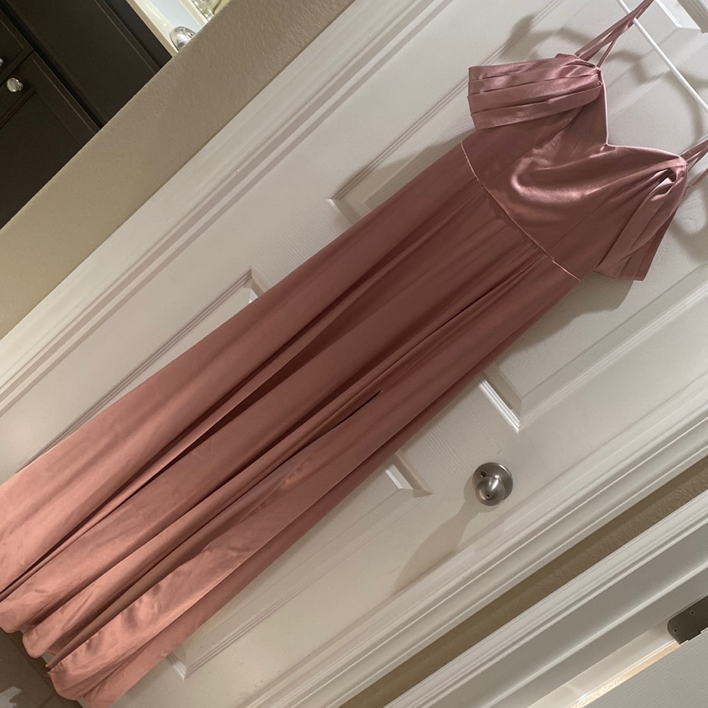 Rose gold gown